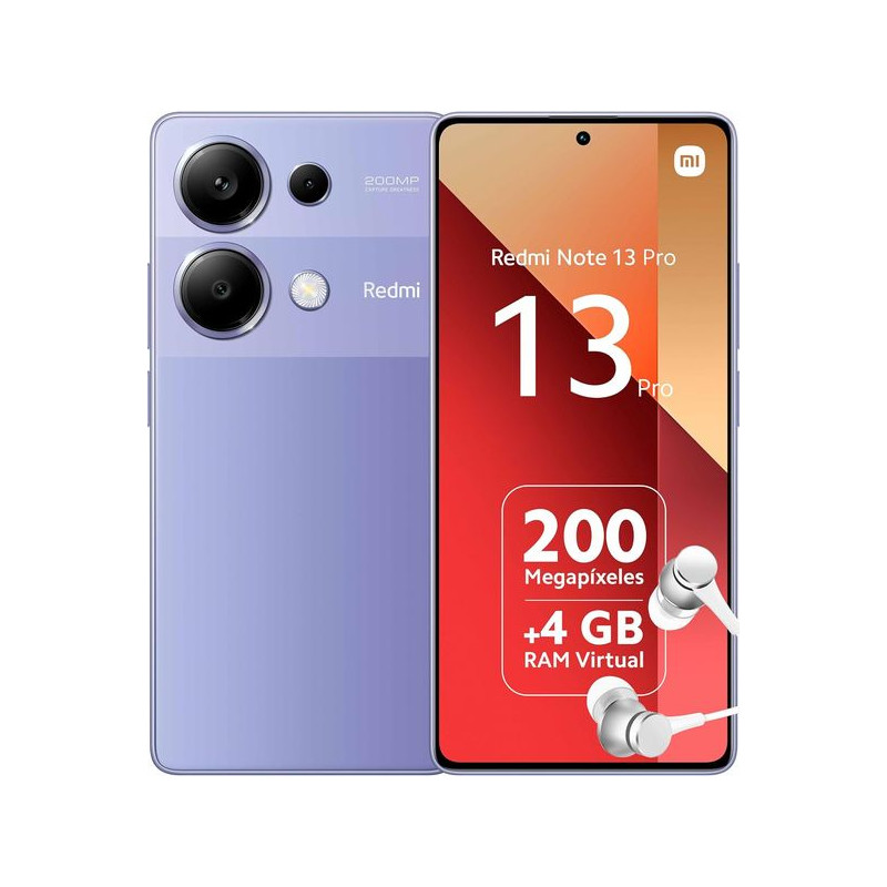 Xiaomi Redmi Note 13 Pro 128GB 8GB Lavender Purple DS EU - no Warranty